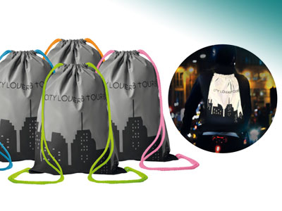 Reflective Drawstring Bag